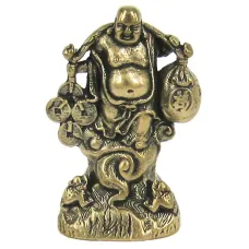 Статуэтка Хотэй 38мм, бронза KB05-35