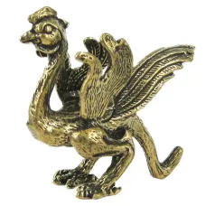 Статуэтка Красная птица 50х55мм, бронза KB05-59