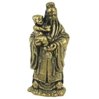 Статуэтка Лу Син 40мм, бронза KB05-63