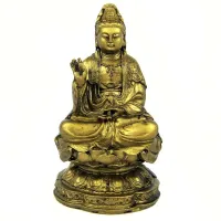 Гуанинь фигурка 10,5см полистоун E069-2