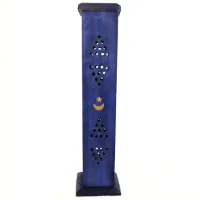 Пенал башня резной в ассорт.дерево 30см L069-7