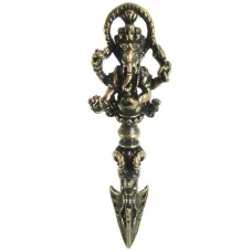 Амулет Пхурба Генеша 62мм, бронза KB01-23