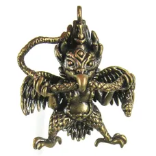 Амулет Золотокрылый Пэн 42х33мм, бронза KB03-03