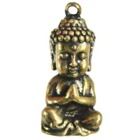 Амулет Будда 30мм, бронза KB03-02