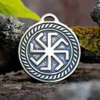 Оберег № 10 Ладинец, бронза, Д-27мм, 27х30мм (СО 010) BV01-10