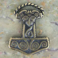 Амулет Молот Тора, бронза, 28*22*2мм (А 040) BV15-40