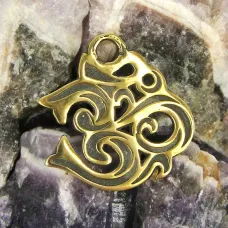 Амулет Ом, бронза, 22*22мм (А 021) BV15-21