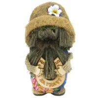 Домовой Прошка с подковой 13см ДКРН214