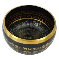 Поющая чаша с печатью, 13,2см ~1000гр BSB218-2