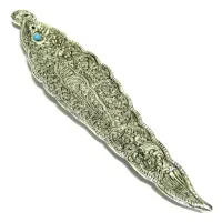 Подставка для благовоний Лист 22см металл R265