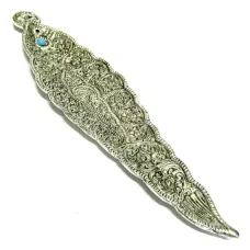 Подставка для благовоний Лист 22см металл R265