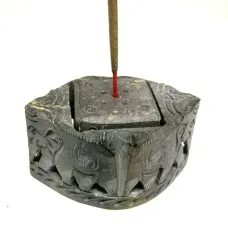 Подставка для аромапалочек и конусов 8х4см камень R302