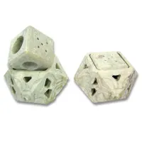 Подставка для благовоний универсальная 6х6х4,5 см, камень R302-1