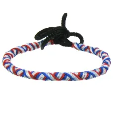 Фенечка (браслет) 4мм, текстиль B02-02