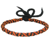 Фенечка (браслет) 4мм, текстиль B02-03