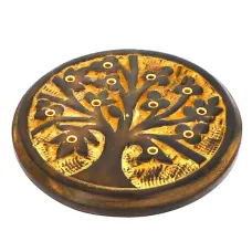Подставка под благовония Дерево жизни 9,5 см, дерево SSWH-45Б