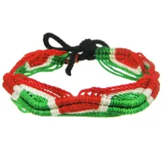 Фенечка (браслет) 10мм, текстиль B03-02