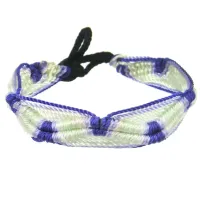 Фенечка (браслет) 10мм, текстиль B03-04