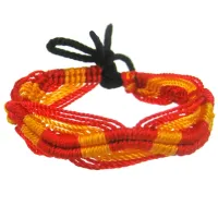 Фенечка (браслет) 10мм, текстиль B03-23