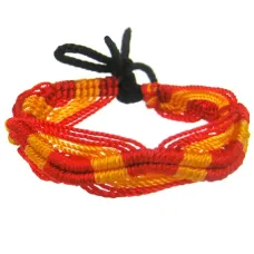 Фенечка (браслет) 10мм, текстиль B03-23