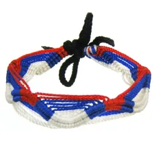 Фенечка (браслет) 10мм, текстиль B03-27