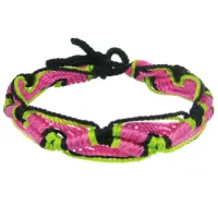 Фенечка (браслет) 10мм, текстиль B03-28