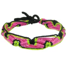 Фенечка (браслет) 10мм, текстиль B03-28