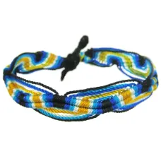 Фенечка (браслет) 10мм, текстиль B03-30