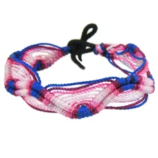 Фенечка (браслет) 10мм, текстиль B03-31