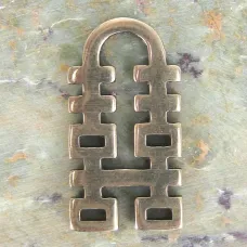 Амулет Хси-Хси - Двойное счастье, бронза, 25*13*2мм (А 050) BV08-50