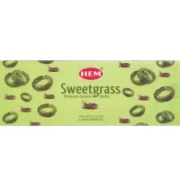 Благовония шестигранники HEM Sweetgrass «Душистая трава» блок 6 штук
