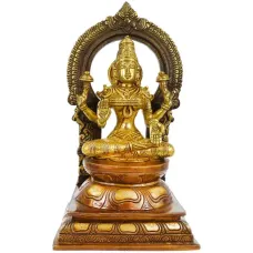 Лакшми статуэтка бронза 270*147*116мм IB10-02