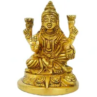 Лакшми статуэтка бронза 75*53*55мм IB10-03