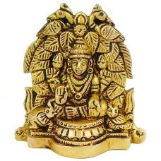 Лакшми статуэтка бронза 55*50*21мм IB10-05