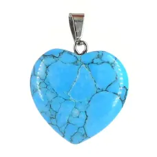 Амулет Сердце Туркенит пресс 20мм A091-16