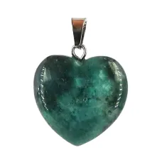Амулет Сердце Агат 20мм A091-17