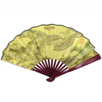 Веер 26х42см дерево, ткань N008-39