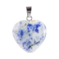 Амулет Сердце Содалит 20мм A091-19