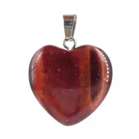 Амулет Сердце Бычий глаз 20мм A091-20