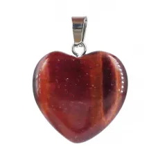 Амулет Сердце Бычий глаз 20мм A091-20