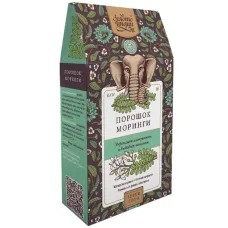 Моринга порошок из листьев (Moringa Leaf Powder) чайный травяной напиток, 100 гр G50-0100-0100