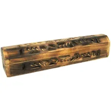 Подставка для благовоний Пенал розовый 30 см дерево WCB01-06