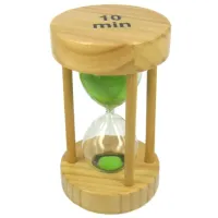 Песочные часы на 10 минут, 13,5см, дерево M066-13