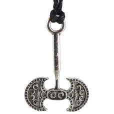 Амулет Секира Перуна 41х28мм, металл A121-79