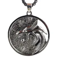 Амулет Ведьмак 36х33мм, металл A121-81