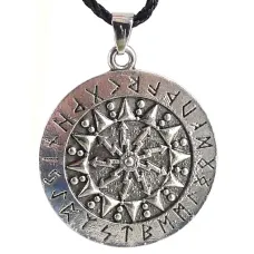Амулет Щит Одина 40х35мм, металл A121-93