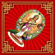 Денежные салфетки Богиня талантов - Сарасвати, 4 шт падс08