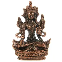 Белая Тара статуэтка 8см металл N444-9