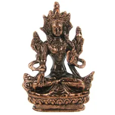 Белая Тара статуэтка 8см металл N444-9