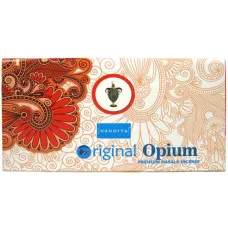 Благовония прямоугольные Nandita Opium МАК 15 грамм блок 12 штук
